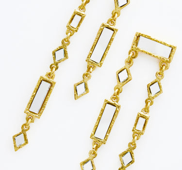 Nira gold earrings