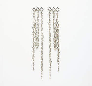 Nyssia silver earrings