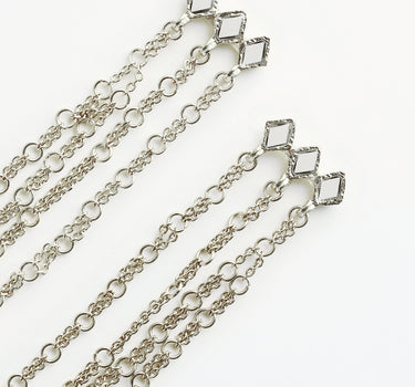 Pendientes Nyssia plata