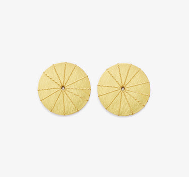 Pendientes Luna Oro