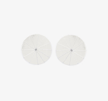 Pendientes Luna Plata