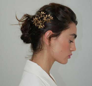 Peineta Silencio Oro