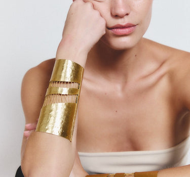Brazalete Amonet oro - SACH ATELIER