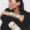 Brazalete Amonet plata - SACH ATELIER