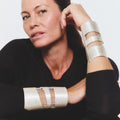 Brazalete Amonet plata - SACH ATELIER