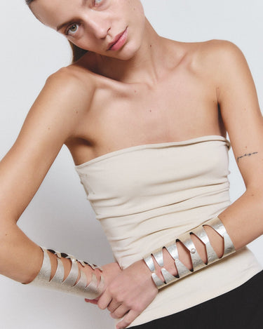 Brazalete Giza Plata - SACH ATELIER