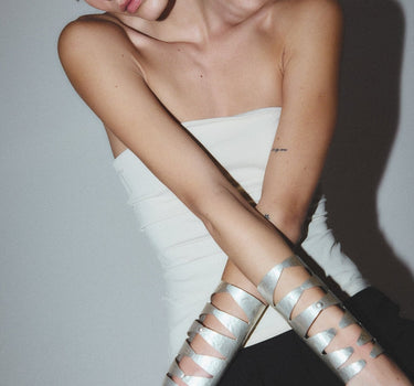 Brazalete Giza Plata - SACH ATELIER