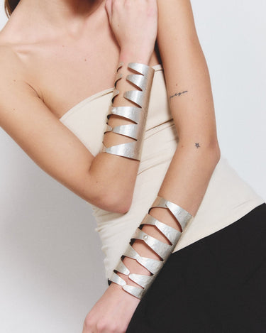 Brazalete Giza Plata - SACH ATELIER