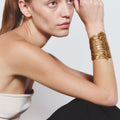 Brazalete Mafdet oro - SACH ATELIER