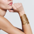 Brazalete Mafdet oro - SACH ATELIER
