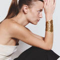 Brazalete Mafdet oro - SACH ATELIER