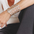 Brazalete Mafdet Plata - SACH ATELIER