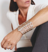 Brazalete Mafdet Plata - SACH ATELIER