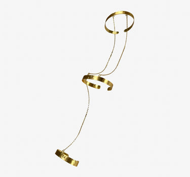 Brazalete Neftis oro - SACH ATELIER