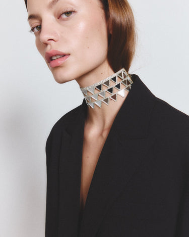 Choker Escama plata - SACH ATELIER
