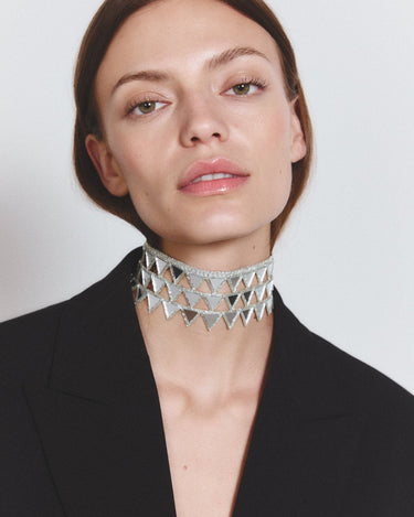 Choker Escama plata - SACH ATELIER