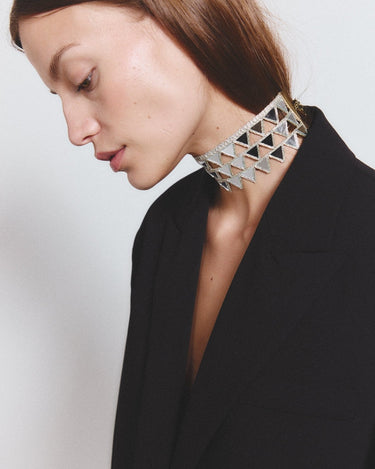 Choker Escama plata - SACH ATELIER