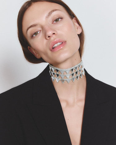 Choker Escama plata - SACH ATELIER