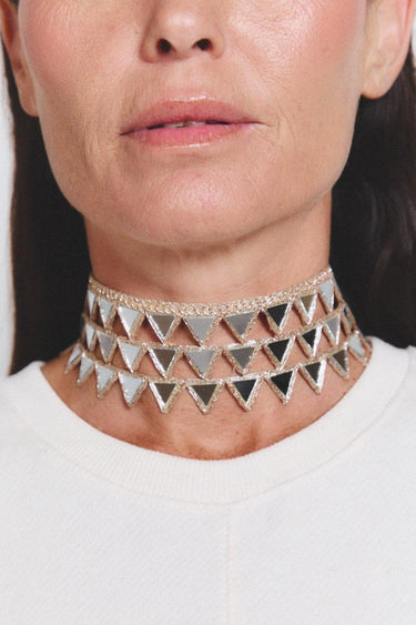 Choker Escama Rosa 4