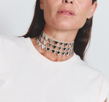 Choker Escama Rosa - SACH ATELIER