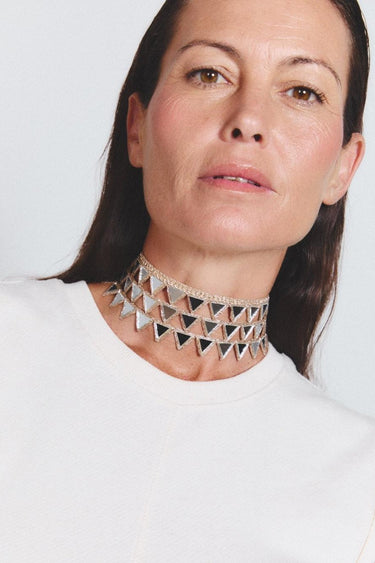 Choker Escama Rosa 6
