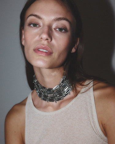 Choker Eunice plata - SACH ATELIER