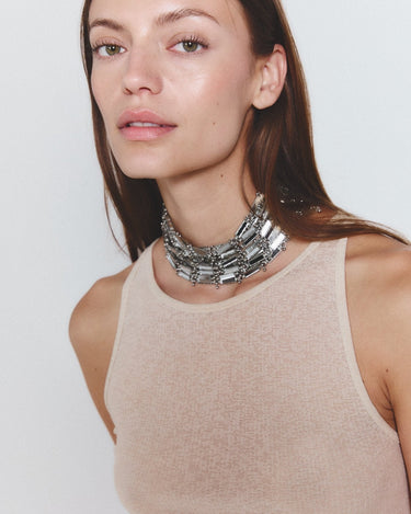 Choker Eunice plata - SACH ATELIER
