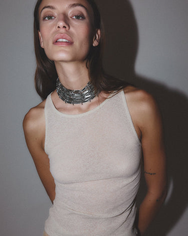 Choker Eunice plata - SACH ATELIER