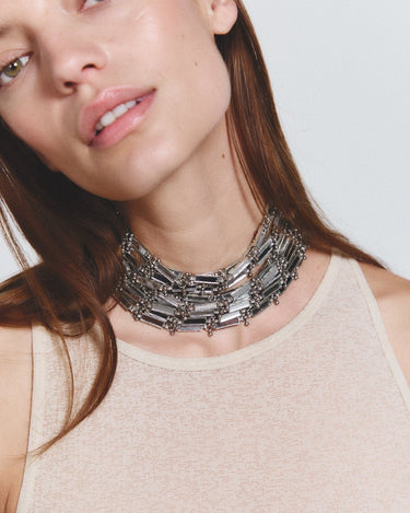 Choker Eunice plata - SACH ATELIER
