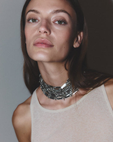 Choker Eunice plata - SACH ATELIER