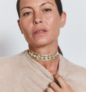 Choker Lirio oro - SACH ATELIER