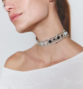 Choker Lirio plata - SACH ATELIER