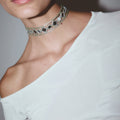 Choker Lirio plata - SACH ATELIER