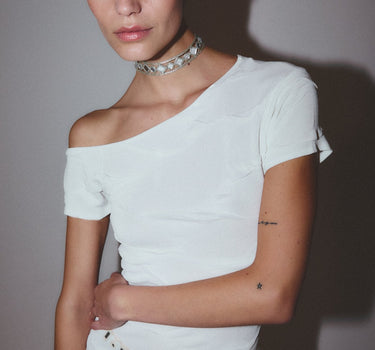 Choker Lirio plata - SACH ATELIER