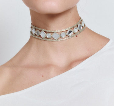 Choker Lirio plata - SACH ATELIER