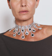 Choker Lluvia plata - SACH ATELIER