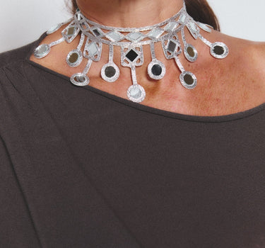 Choker Lluvia plata - SACH ATELIER