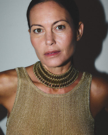 Choker Pleyone oliva - SACH ATELIER