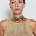 Choker Pleyone oliva - SACH ATELIER