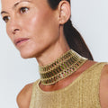Choker Pleyone oliva - SACH ATELIER