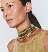 Choker Pleyone oliva - SACH ATELIER