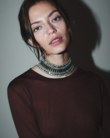 Choker Pleyone plata - SACH ATELIER