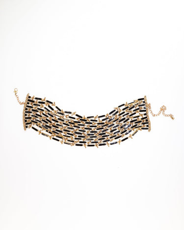 CHOKER REVERSIBLE EUNICE CAVIAR - SACH ATELIER