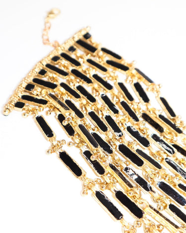 CHOKER REVERSIBLE EUNICE CAVIAR - SACH ATELIER