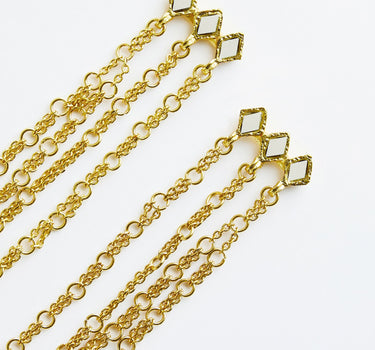 Pendientes Nyssia Oro - SACH ATELIER