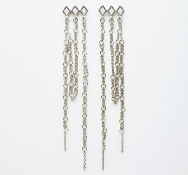 Pendientes Nyssia plata - SACH ATELIER