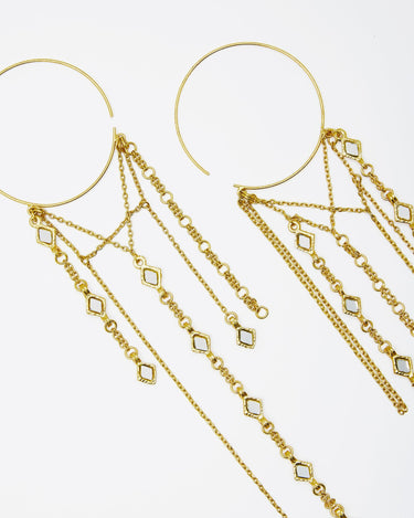 Pendientes Olea oro - SACH ATELIER