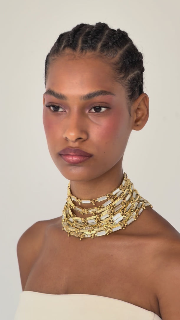Choker Eunice 3#Color_Oro