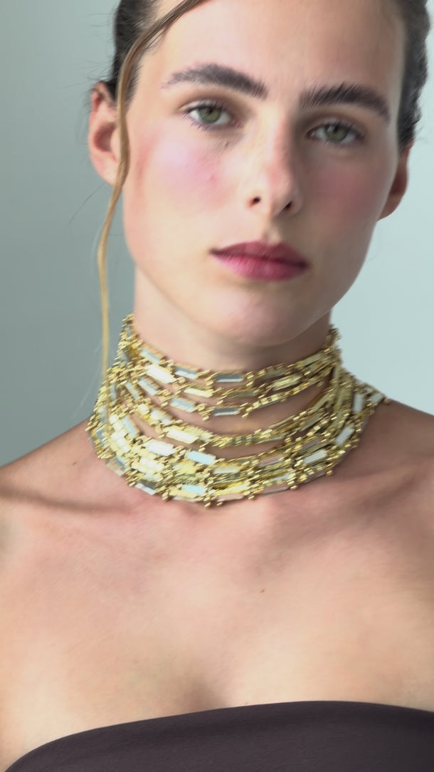 Choker Eunice 3#Color_Oro